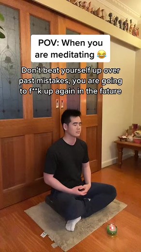 8.3M views · 180K reactions | POV when you’re meditating ⬇️藍 Wouldn’t it be scary hearing this guys voice in your head?  Remember to embrace the process and have fun expressing your Self #awareness #spirituality #consciousness #awakening #manifestation #contentcreator | Kanji Low | Facebook