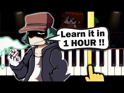 Friday Night Funkin' VS Garcello - Headache - EASY Piano tutorial