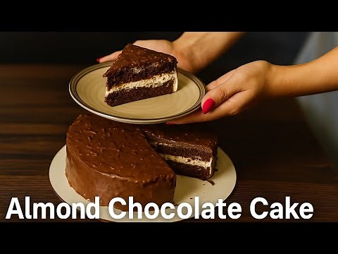 How to Make Moist Almond Chocolate Cake 🍫 | Easy & Delicious Recipe