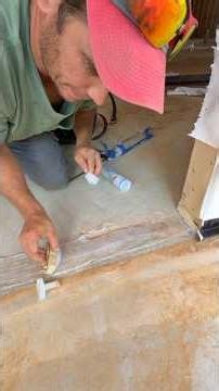 How to spread silicone on your door threshold ￼