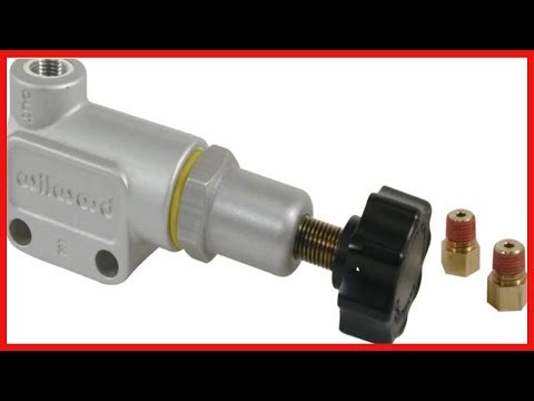 Achieve Precise And Safer Braking Control With Adjustable Proportioning Valve