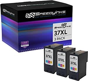 SPEEDYINKS 3PK Remanufactured Replacement Compatible with Lexmark 37XL / 18C2180 High Yield Color Ink Cartridge Compatible with X3650, X4650, X5650, X5650es, X6650, X6675, Z2420 Printers
