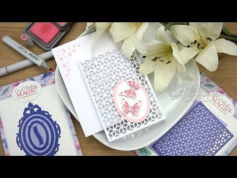 See Through Trellis Card & Envelope