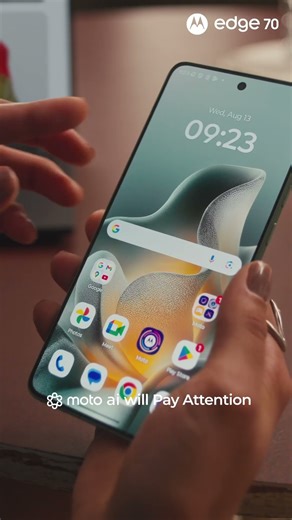 The motorola edge 70 powered by motoAI uses ‘Pay Attention’ to listen and store what matters
