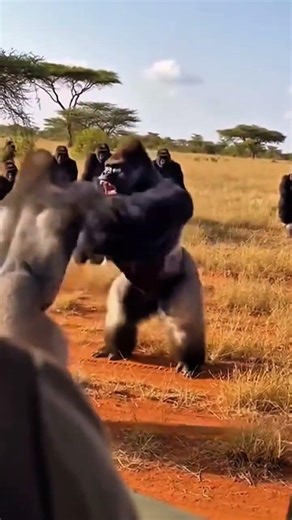 Tourist Caught 2 Silverback Gorillas in a Brutal Fight for Dominance 😳