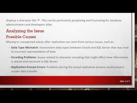 Resolving the Missing Values in SQL Server Columns During Replication