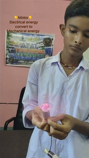 ⚡ One Motor, Two Energy Conversions! | Amazing Science Experiment 🔬 #energyconservation #egrajlhs