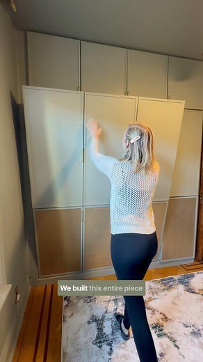 small spaces are our speciality. if you need some magic in your home, let us make it happen. the color is Evergreen Fog by @sherwinwilliams #apartmenttherapy #murphybed #smallspaceliving #decor #design #nyc #nycrealestate #nycapartments #sherwinwilliams #longisland #ikeahack #astoria #mom #parent #family | BayBrown & Co.