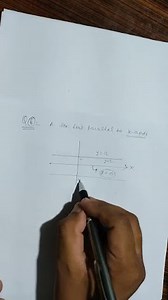 A straight line parallel to x-axis has equation:... | Filo