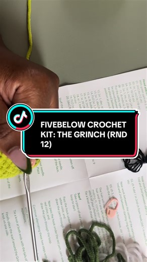 Crochet The Grinch: Round 12 Progress at Five Below