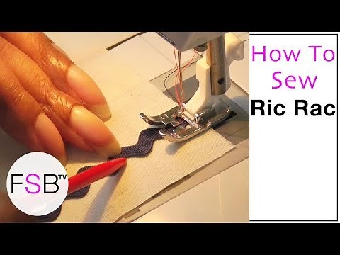 How to Sew Ric Rac