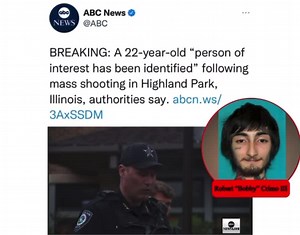 3.4K views · 43 reactions | Mass shooting in Highland Park, Illinois 4th of July Parade. 57 shot and severely injured and 6 dead.  A 22 year old person of interest by the name of Robert Bobby Crimo has been arrested. Prayers goes out to the families. | Amazing Talent & Culture | Facebook