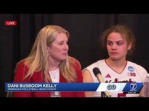 Dani Busboom Kelly, Huskers discuss season-ending loss to Texas A&M