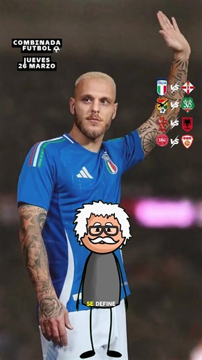 Jueves de Clasificatorias al Mundial 2026 26/03 #futbol #worldcup #italia #bolivia