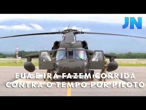 Jornal Nacional: US and Iran race against time to find missing American pilot.