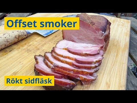 Röker sidfläsk och det blev verkligen SÅ gott!