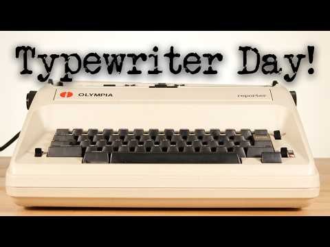 Typewriter Day: I've had 100 typewriters?!