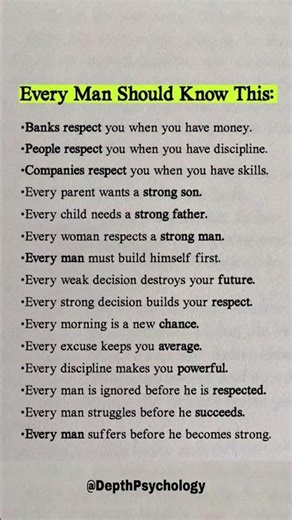 Every Man Should Know This #should #know #quotes #wisdom #psychology #life