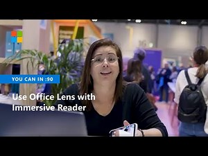 How to use Office Lens with Immersive Reader