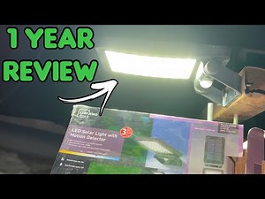 Lidl Livarno LED solar Light Review After 1year of use