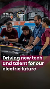 11K views | McMaster is home to one of the world’s top EV innovation hubs. We are developing the tech and talent driving the future. | McMaster University | Facebook