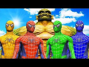 TEAM SPIDER-MAN VS ABOMINATION - EPIC BATTLE