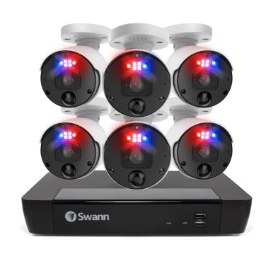6 Camera 8 Channel 12MP Professional NVR Security System | SWNVK-890006