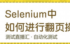 软件测试Selenium自动化测试高清版