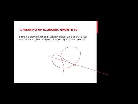 S.6 ECONOMICS LESSON ONE : ECONOMIC GROWTH |COSTS/LIMITATION | CHARACTERISTICS OF UNDERDEVELOPMENT