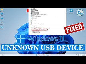 ✅ How To Fix Unknown USB Device, The Device Failed Enumeration Error On Windows 11/10