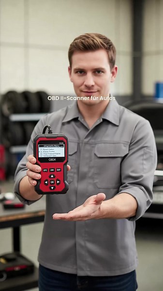 OBD‑II‑Scanner, Fehlercodeleser für Fahrzeuge ab 1996, Lesen und Löschen von Fehlercodes, Diagnosetool #cargadgets #autoaccessoires #powertools #autodeals #autoaccessories #bmwcar #gadgetoftheday #4in1carplay #porschepanamera #gadgetshow