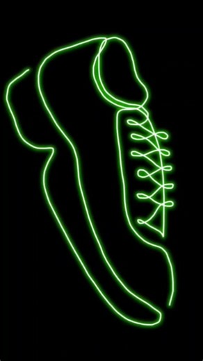 one line drawing a shoe. how to draw a simple one line shoe. #drawing #art #shoes #draw