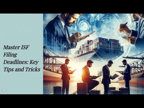 Master ISF Filing Deadlines: Key Tips and Tricks