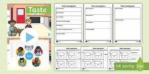 Science Senses 5 Tastes PowerPoint