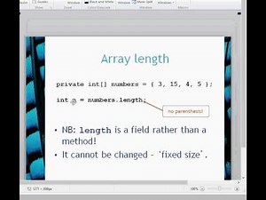 BlueJ Chapter 4B 4 Arrays and For Loops