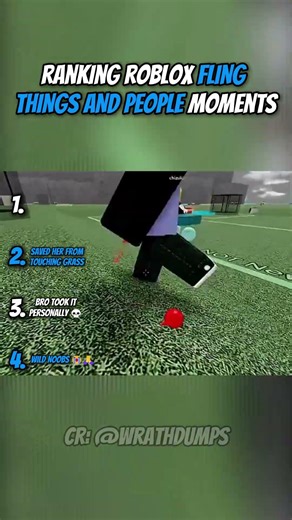 Ranking Roblox Fling Things And People Moments 😭✌️