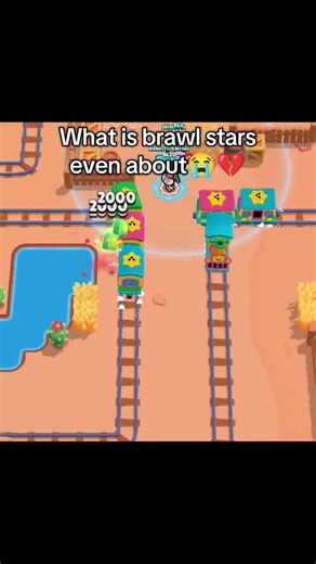 Assassin only event going crazy with this goofy train map😭 #brawlstars