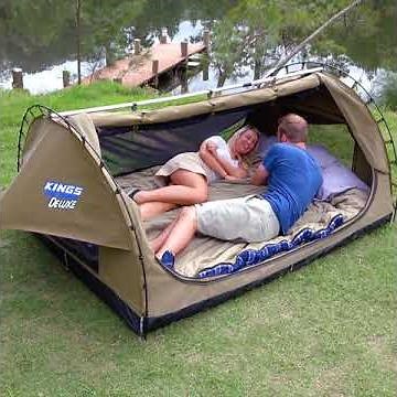 Big Daddy Deluxe is so big, other double swags fit INSIDE it!