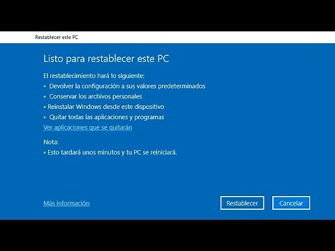 How to RESET Windows 10 to its Original State without Formatting