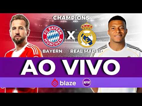 AO VIVO 🔥 REAL MADRID X BAYERN AO VIVO COM IMAGENS DO ESTÚDIO | REAL MADRID AO VIVO | BAYERN AO VIVO