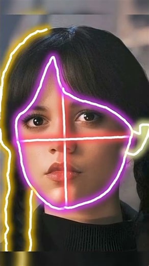 How to draw Wednesday Adams from season 2