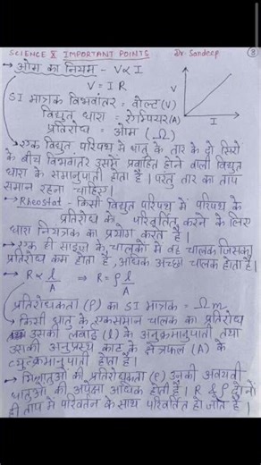 class 10 science revision part 8 haryana board hindi medium notes