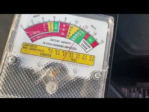 How to test a starter using a centech battery load test
