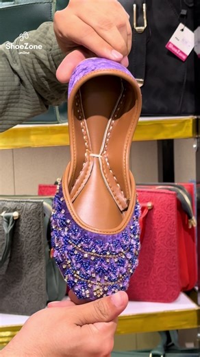 Stylish Ladies Leather Sole Khussa - New Arrivals!