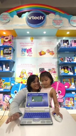 Discover endless possibilities for your little ones to learn with the Vtech Challenger Laptop! 💻🥰💖 Available at all leading toy stores nationwide! #VtechToysPH #VtechToys #Vtech
