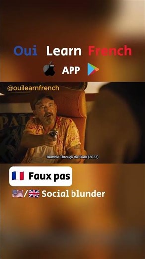 🇫🇷 "Faux Pas" 😬 The French word Americans use without knowing it