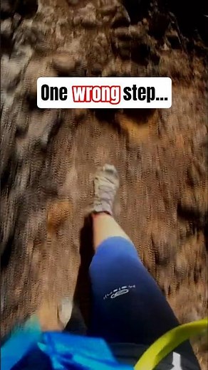 Don't look down #kalalautrail #HAWAII #backpacking