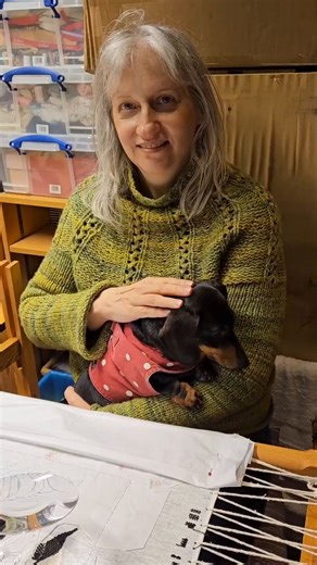 Meet Jennifer (and Nancy!🐶) our Certificate student learning at RSN Durham, and hear about her experience on the course, from cross stitch to learning technical hand embroidery, whilst doing her Blackwork module inspired by her pup! The Certificate & Diploma course in Technical Hand Embroidery is taught at RSN Durham, at Tracy Franklin's studio in Fowlers Yard, and offers a wonderful way to learn Hand Embroidery on your own schedule, as you book on a class by class basis. The course is also tau