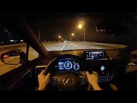 2017 Lexus RX 350 F Sport - POV Night Driving Impressions (Binaural Audio)
