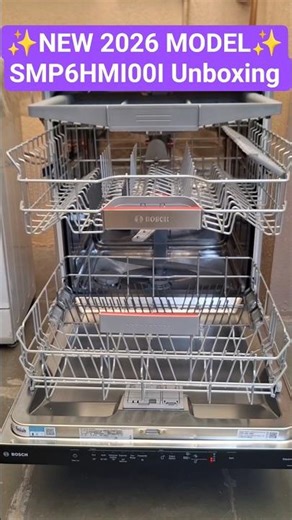 Bosch New Model 2026 SMP6HMI00I Dishwasher Unboxing & Features 🍽️ ★ #shorts #youtube